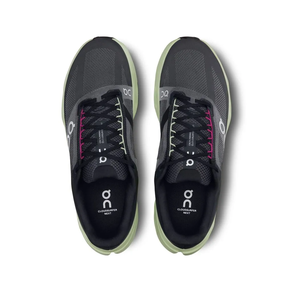 On Men's Cloudsurfer Next Running Shoes Black / Lima