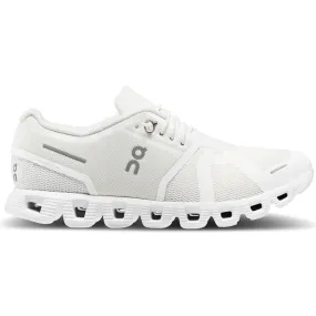 On Women's Cloud 5 Running Shoes Undyed White / White