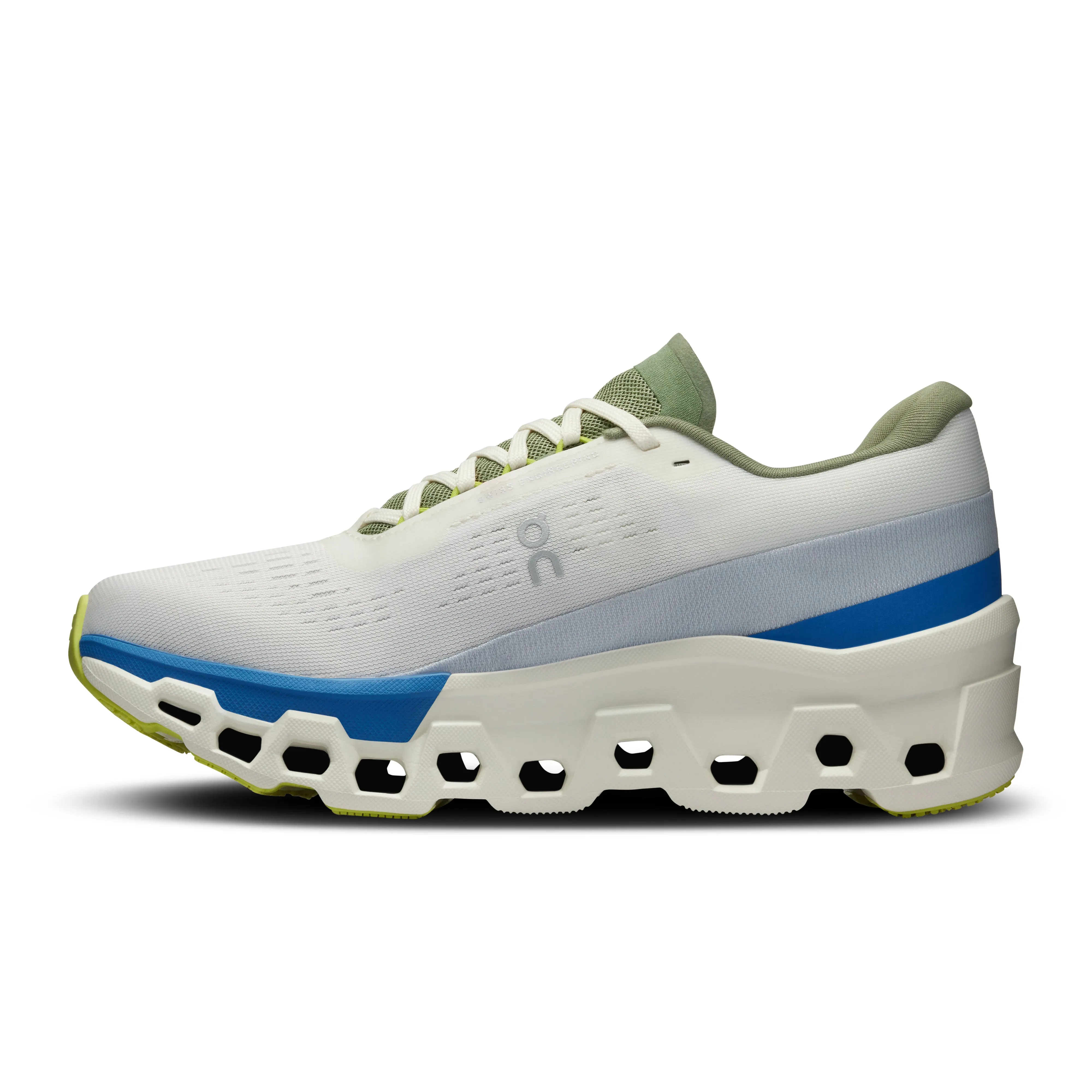 On Women's Cloudmonster 2 DISTANCE Running Shoes White / Lapis