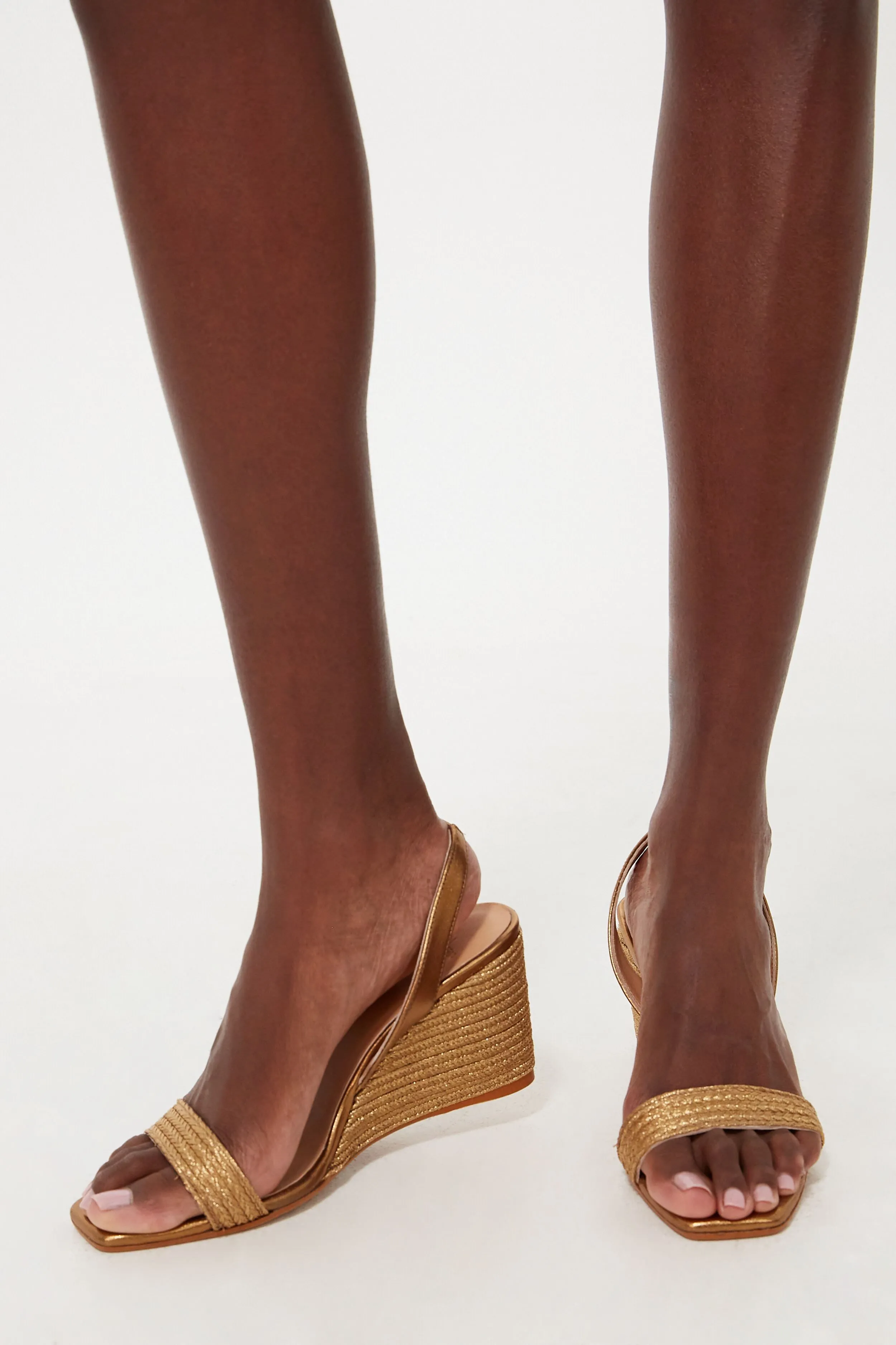 Oro Viejo Barby Wedge Sandals