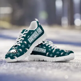 Philadelphia Football Fan Sports Running Shoes White