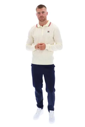 Platon Cable Knit Polo