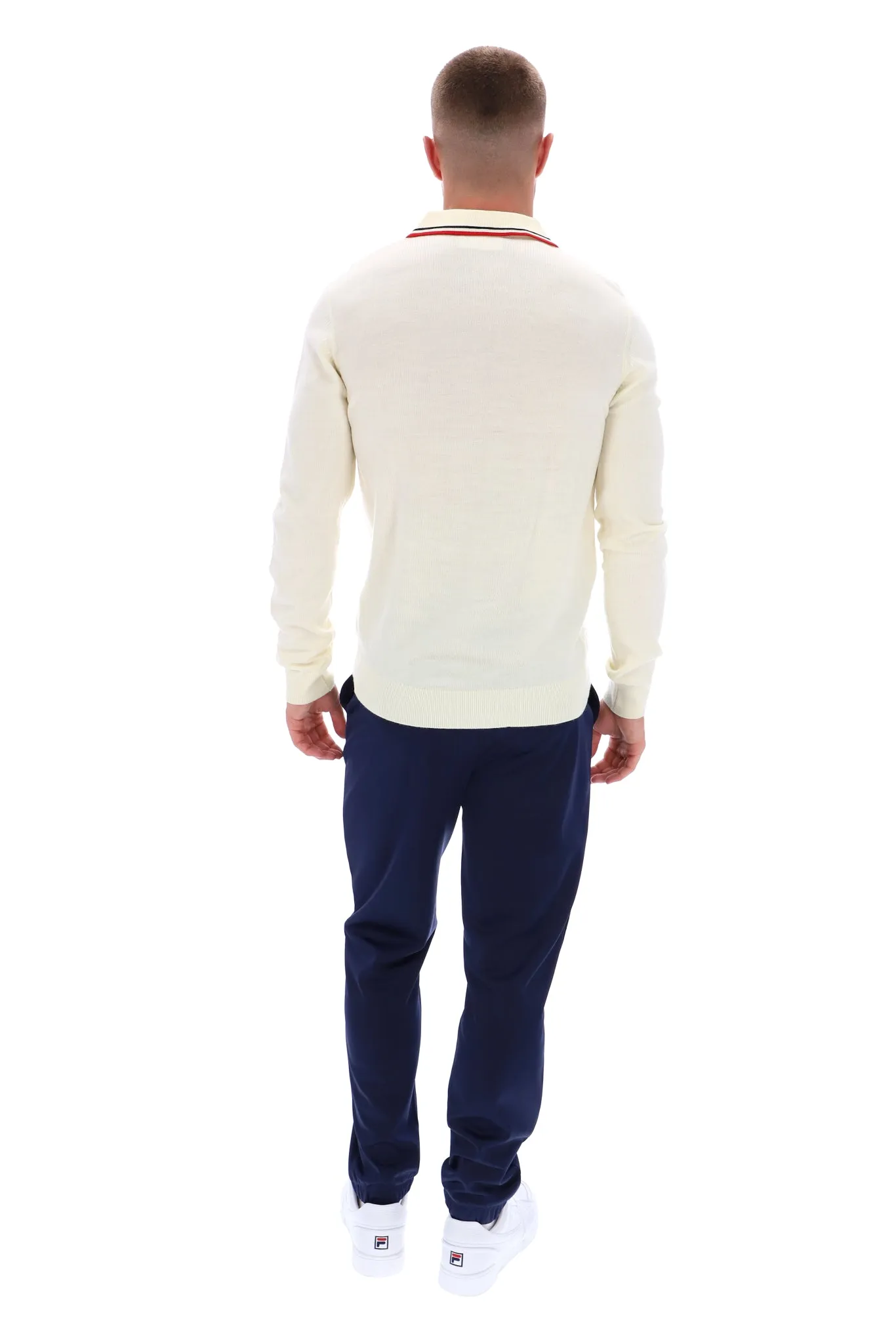 Platon Cable Knit Polo