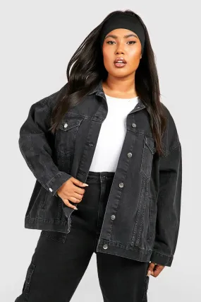 Plus Oversized Denim Jacket