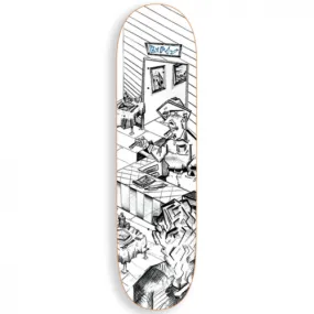 Polar Skate Co. Dane Brady Bistro Skate Deck  Comes with a sheet of Free grip tape.