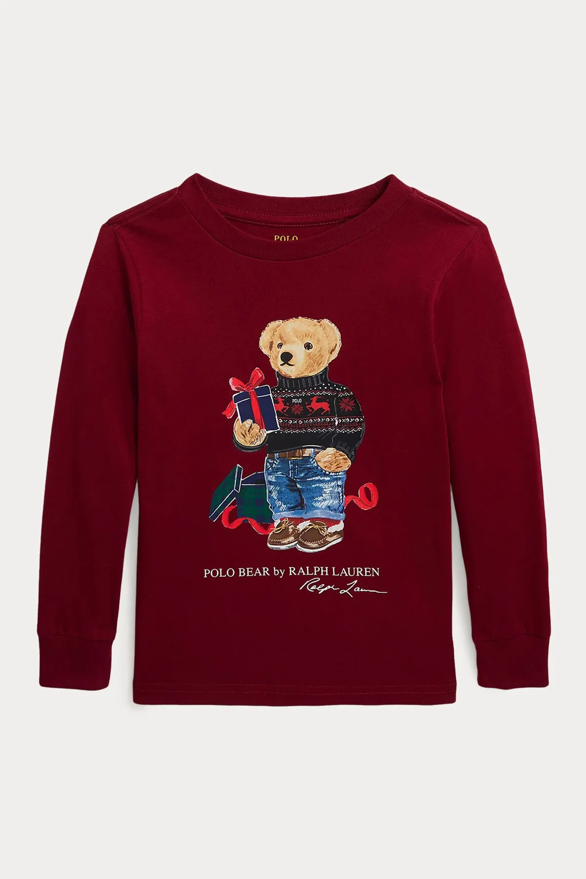 Polo Ralph Lauren Kids 9-18 Aylk Unisex Bebek Polo Bear T-shirt