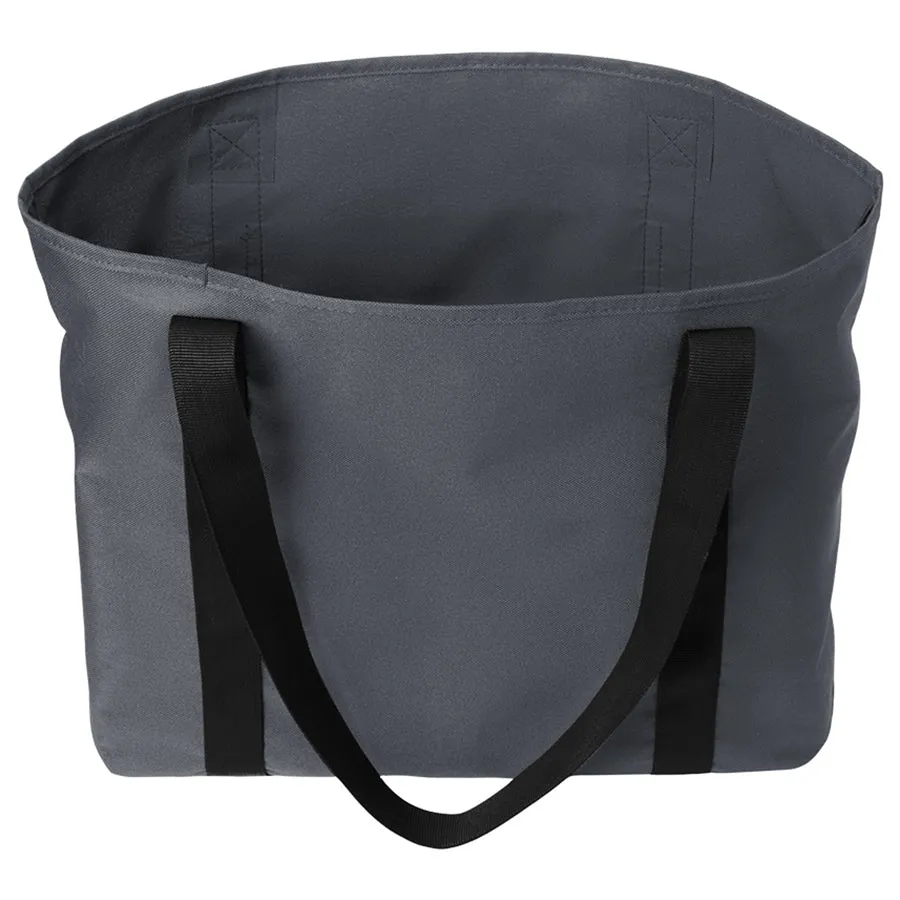 Port Authority Grey Steel C-FREE Recycled Tote