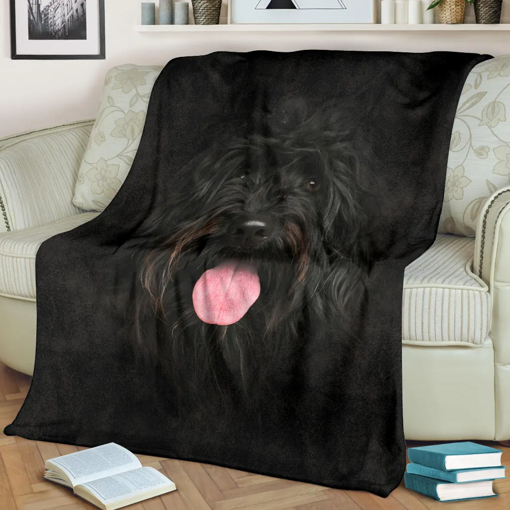 Premium Blanket Portuguese Water Dog Face Hair Blanket