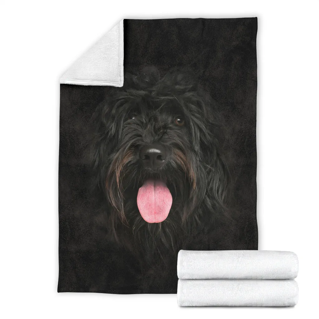 Premium Blanket Portuguese Water Dog Face Hair Blanket