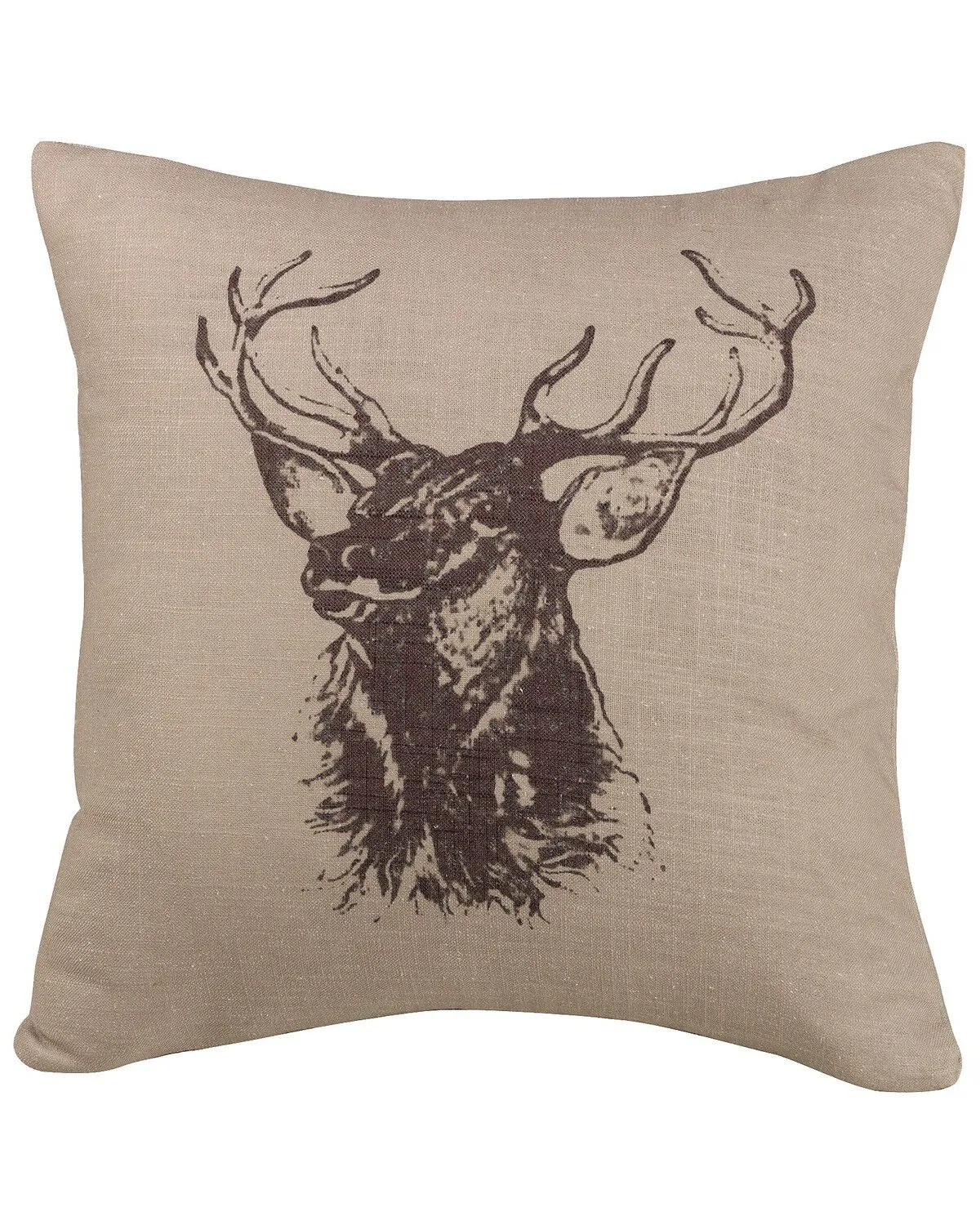 Product Name:  HiEnd Accents Elk Bust Accent Pillow