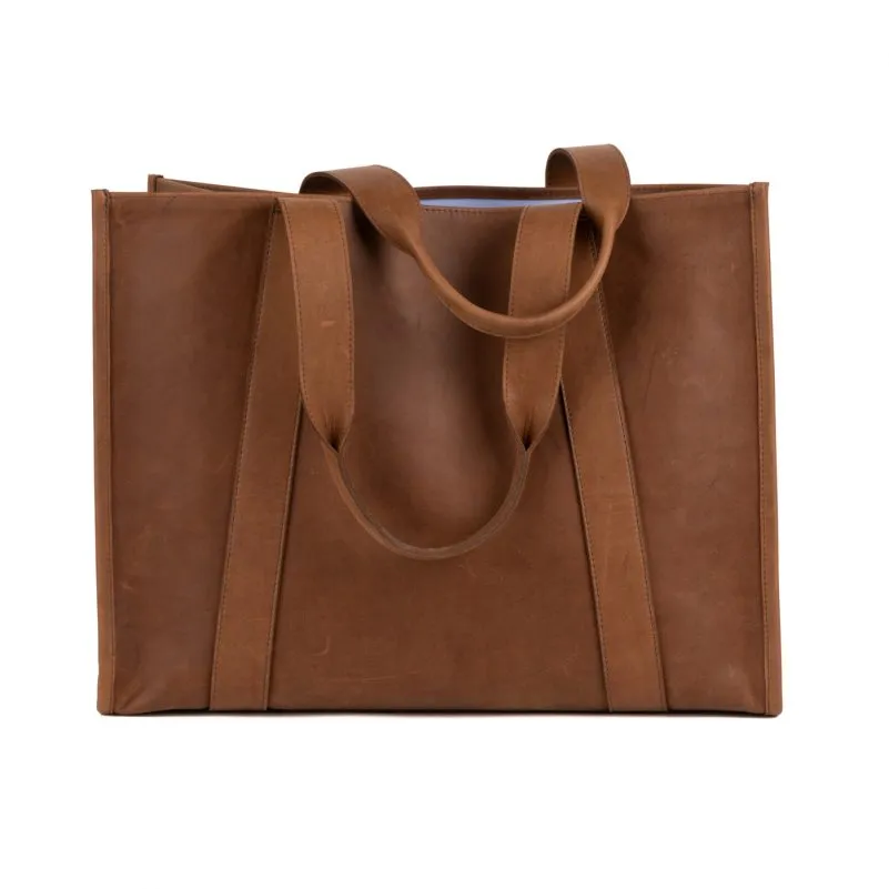 Reclaimed Tote in Heirloom Oak by Moore & Giles