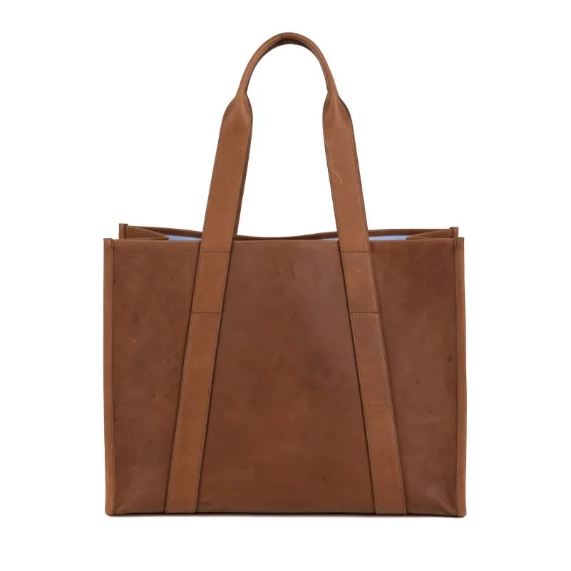 Reclaimed Tote in Heirloom Oak by Moore & Giles