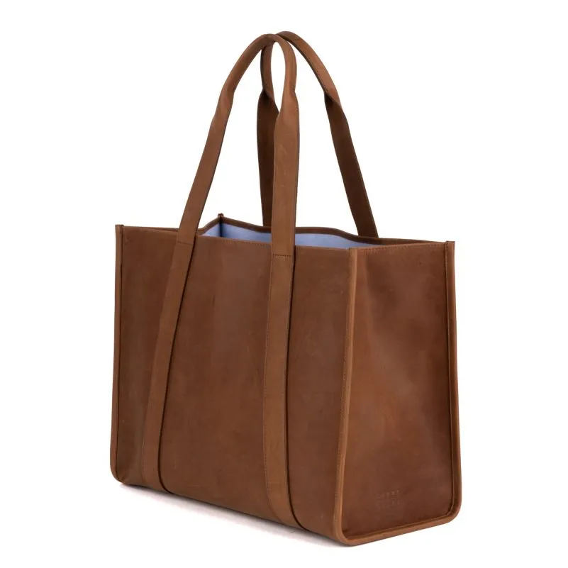 Reclaimed Tote in Heirloom Oak by Moore & Giles