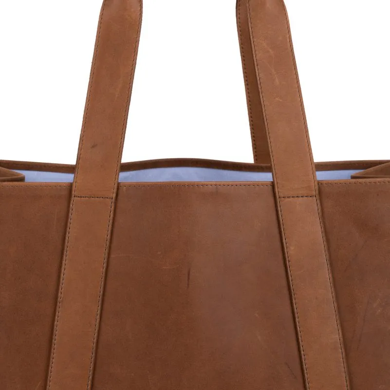 Reclaimed Tote in Heirloom Oak by Moore & Giles