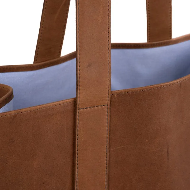 Reclaimed Tote in Heirloom Oak by Moore & Giles