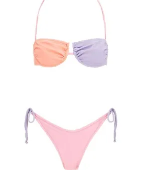 REINA OLGA penny color-block bikini set