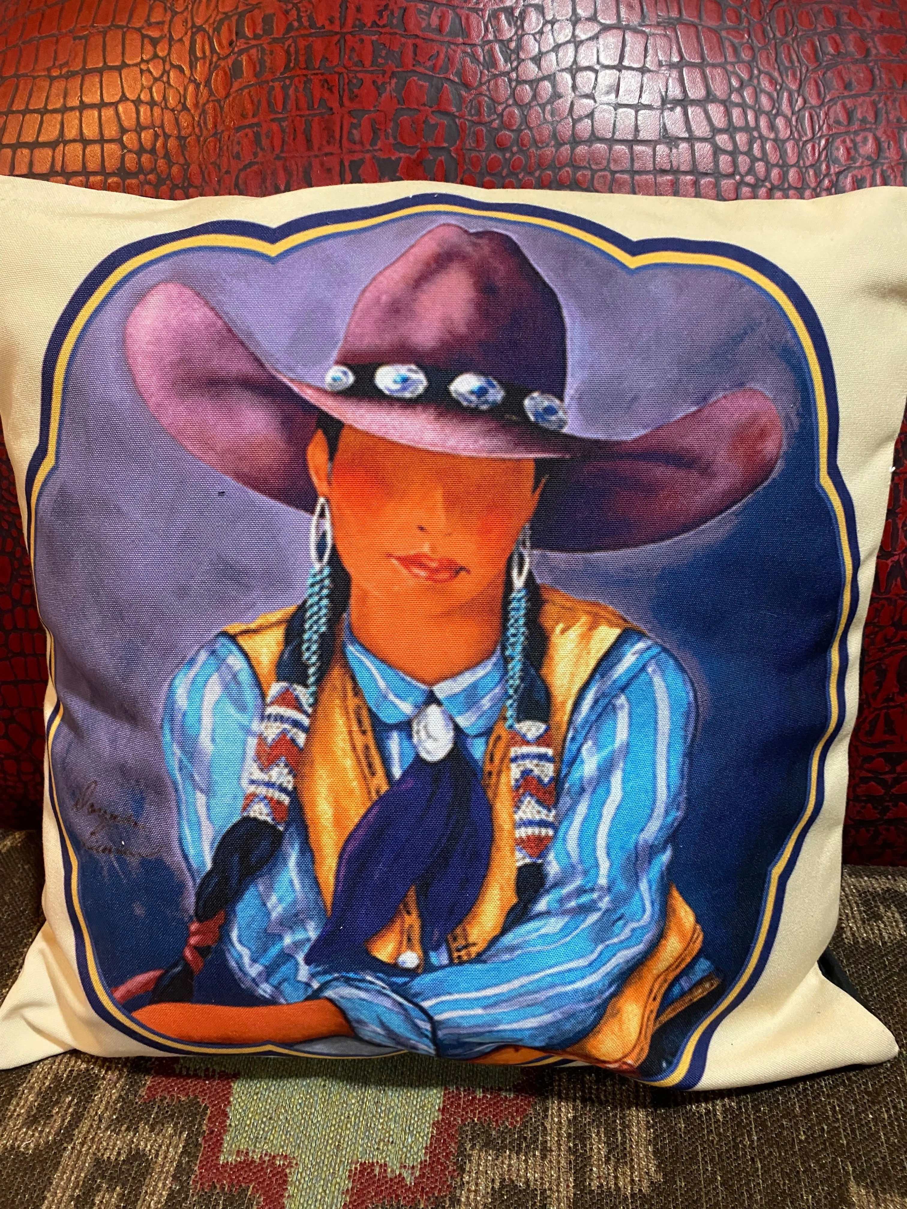 Rodeo De O Throw pillows