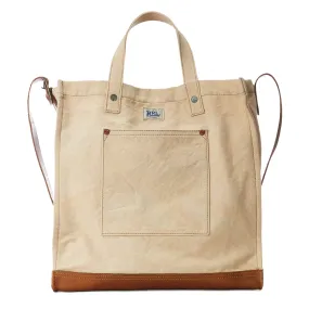 RRL by Ralph Lauren Canvas Carpenter Tote Greige/Brown