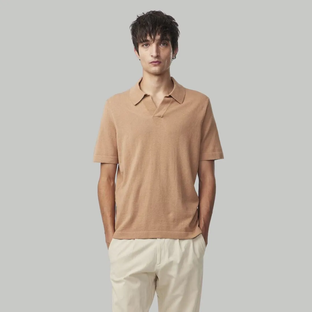 Ryan 6311 Knitted Polo (Tan)