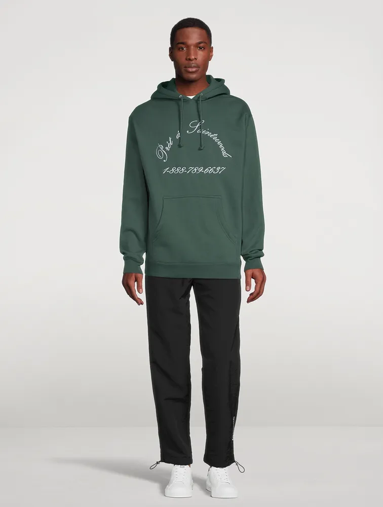 SAINTWOODS Bad French Cotton Fleece Hoodie