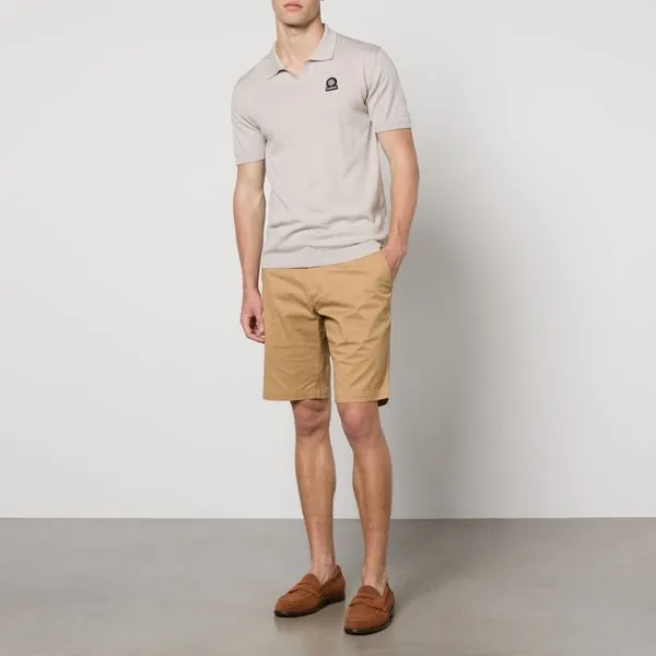 Sandbanks Knitted Organic Cotton Polo Shirt