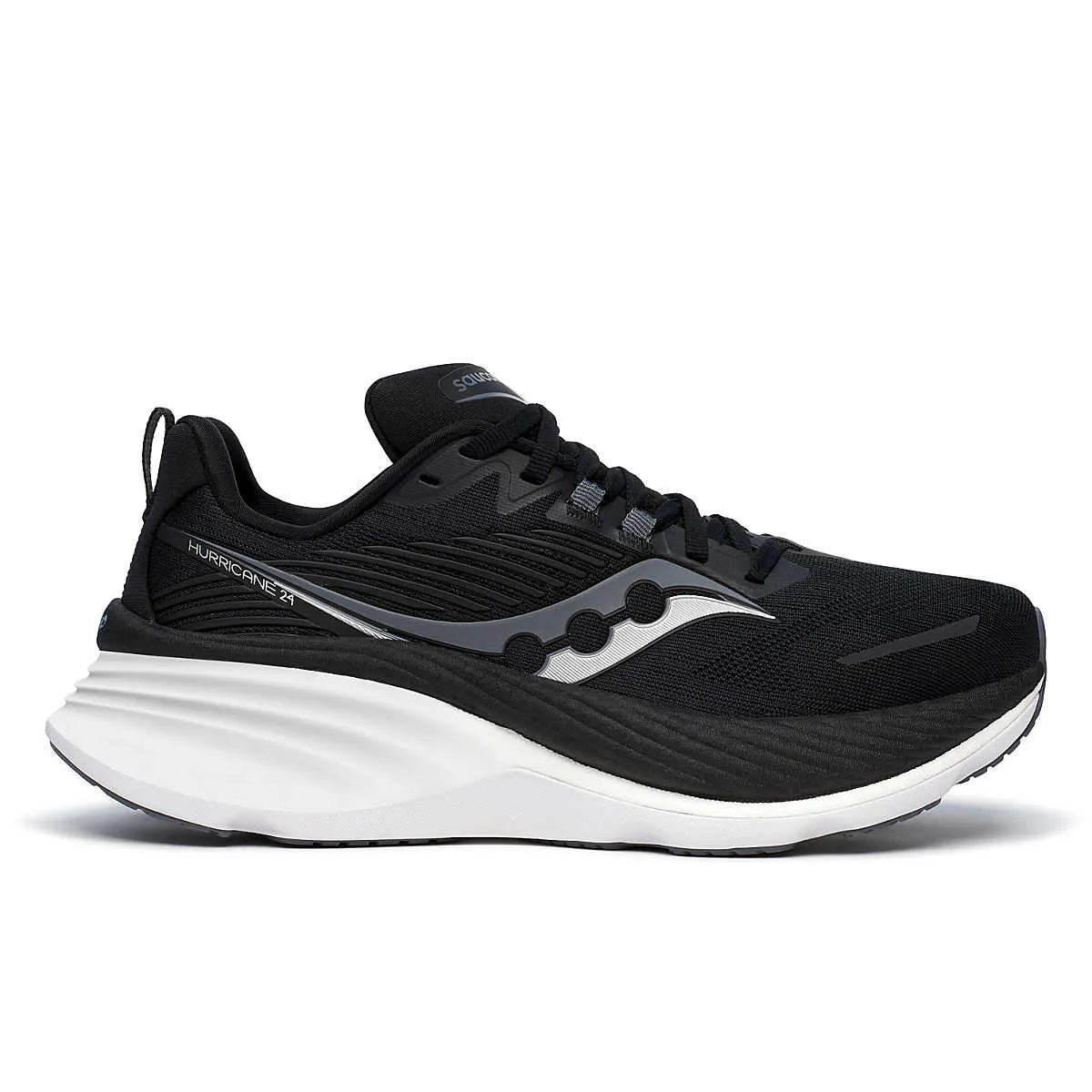 Saucony Hurricane 24 (Black/Carbon) - Women's