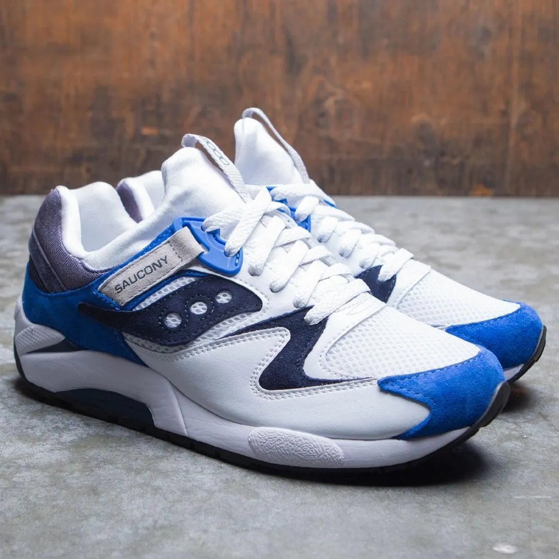 Saucony Men Grid 9000 (white / blue)