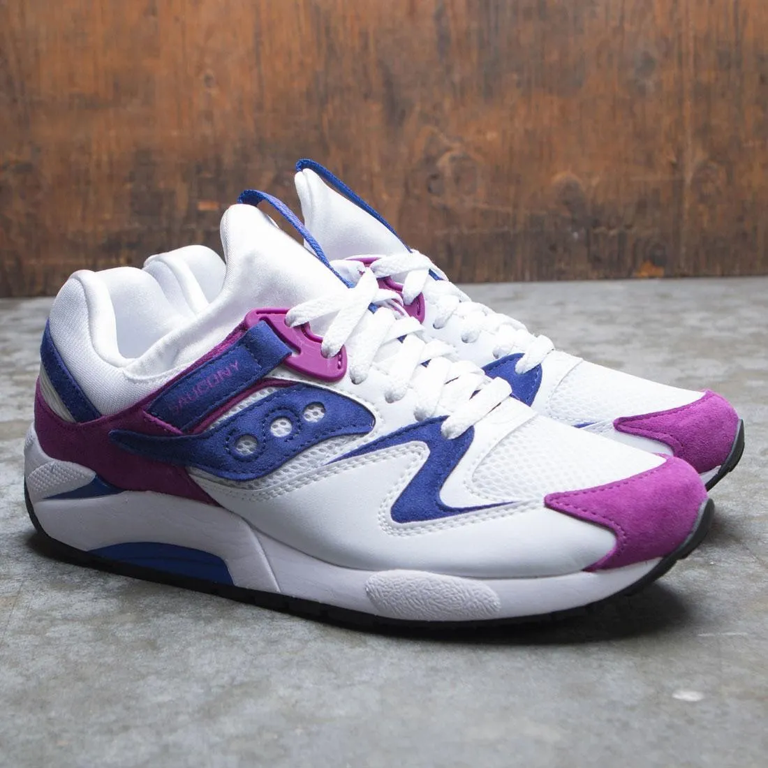 Saucony Men Grid 9000 (white / purple)