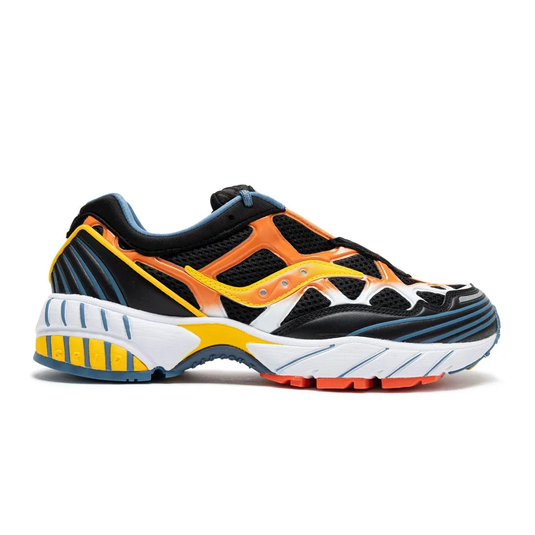 Saucony Men Grid Web (black / orange / yellow)