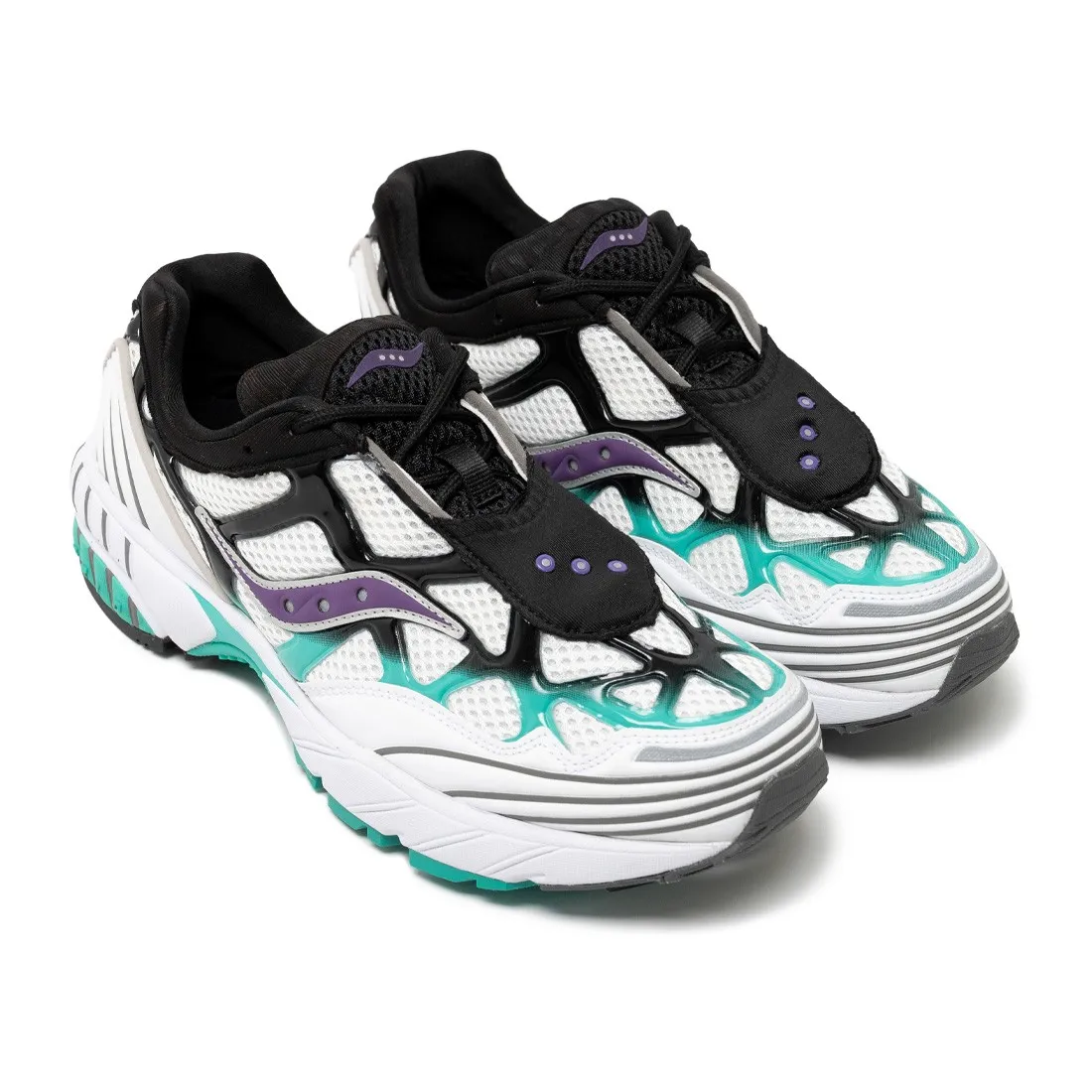 Saucony Men Grid Web Into The Void (white / teal / purple)