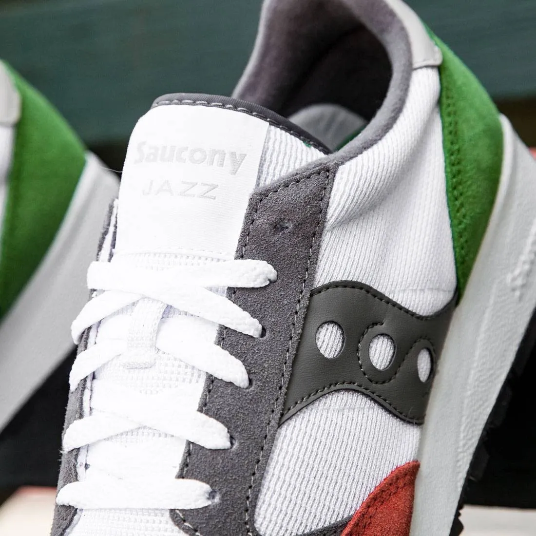 Saucony Men Jazz 91 (white / red / green)