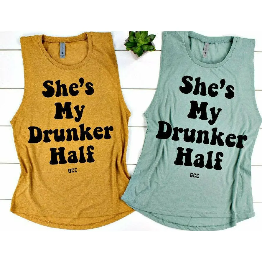 She's My Drunker Half Tank Top