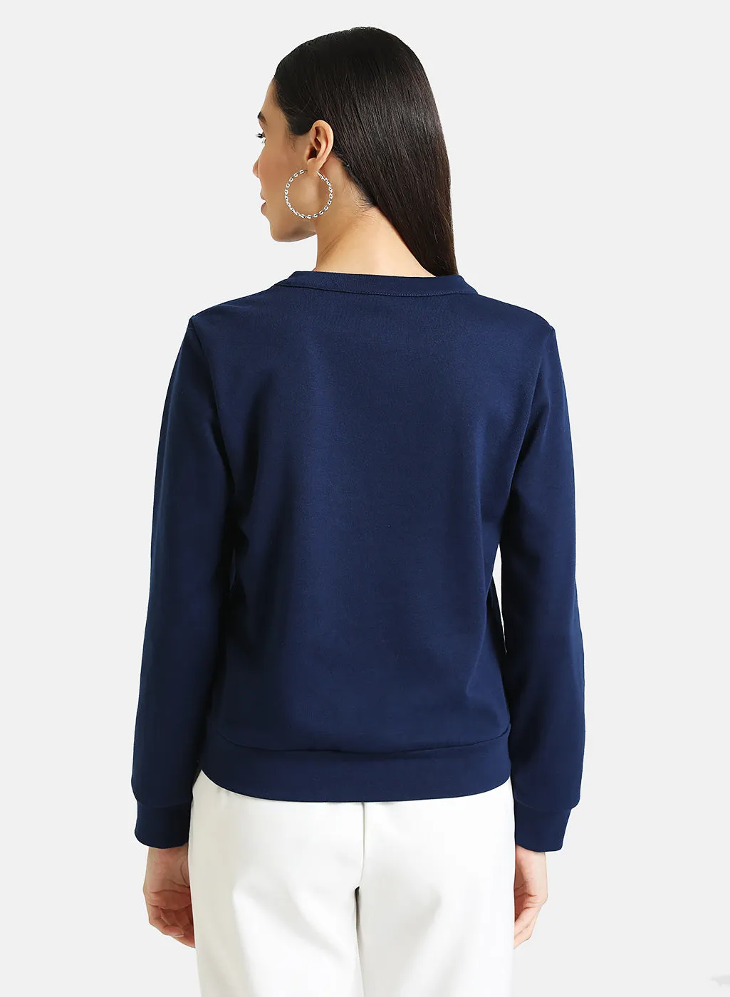 Spaced Embellished Pullover