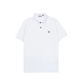 Stone Island 22R39 POLO SHIRT, White 