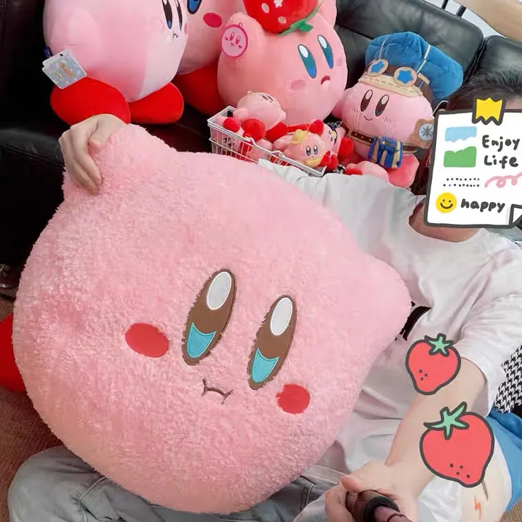 Super big Kirby plush toy throw pillow