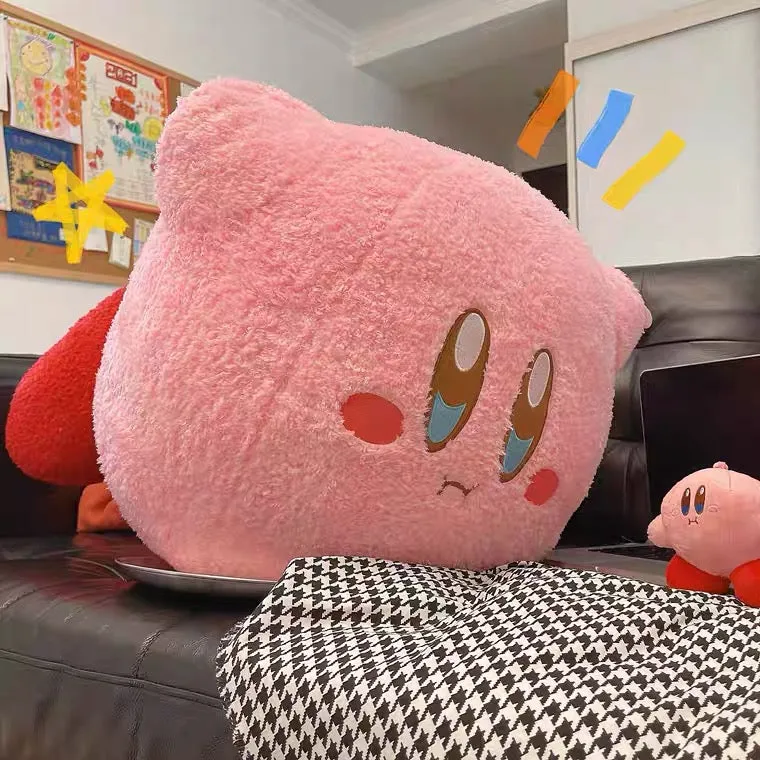 Super big Kirby plush toy throw pillow