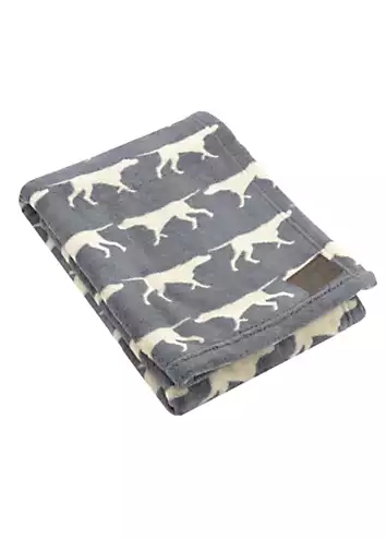 Tall Tails Charcoal Medium Pet Fleece Blanket | Kaleidoscope