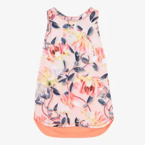 Teen Pink Floral Vest Top