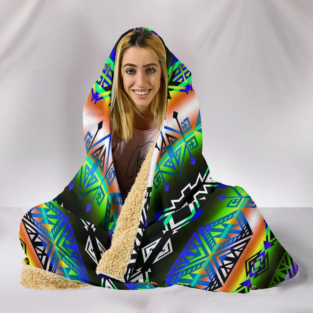 Trade Route East Hooded Blanket