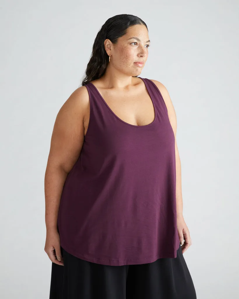 Trisha Lounge Tank - Acai