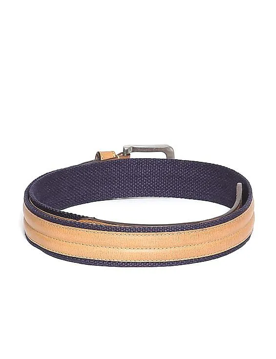 U.S. Polo Assn. Canvas Leather Belt