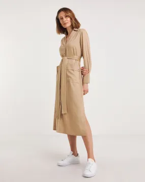 Utility Linen Dress