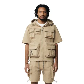 Utility Windbreaker SS Jacket - Khaki