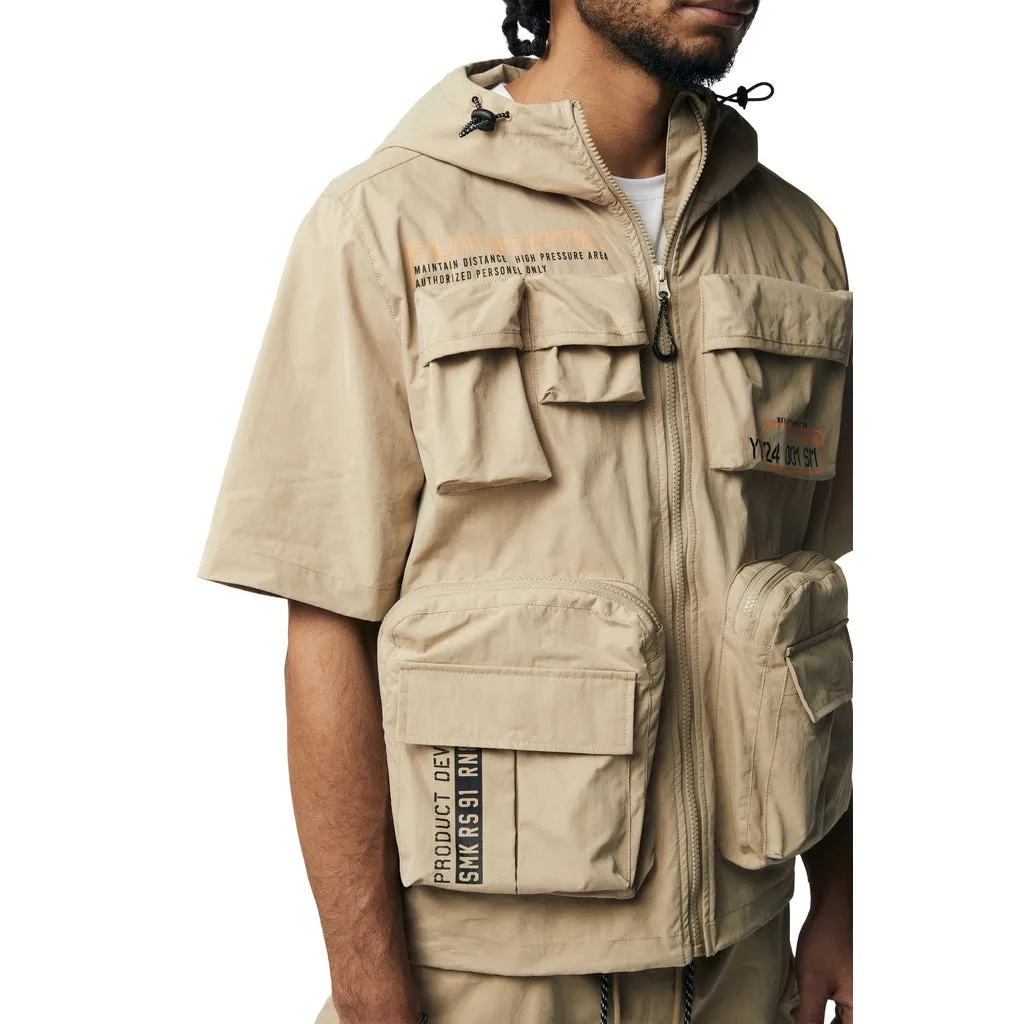 Utility Windbreaker SS Jacket - Khaki