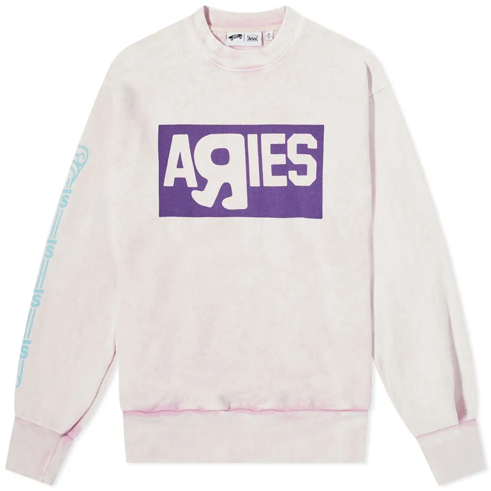 Vans Vault x Aries Crew SweatPink