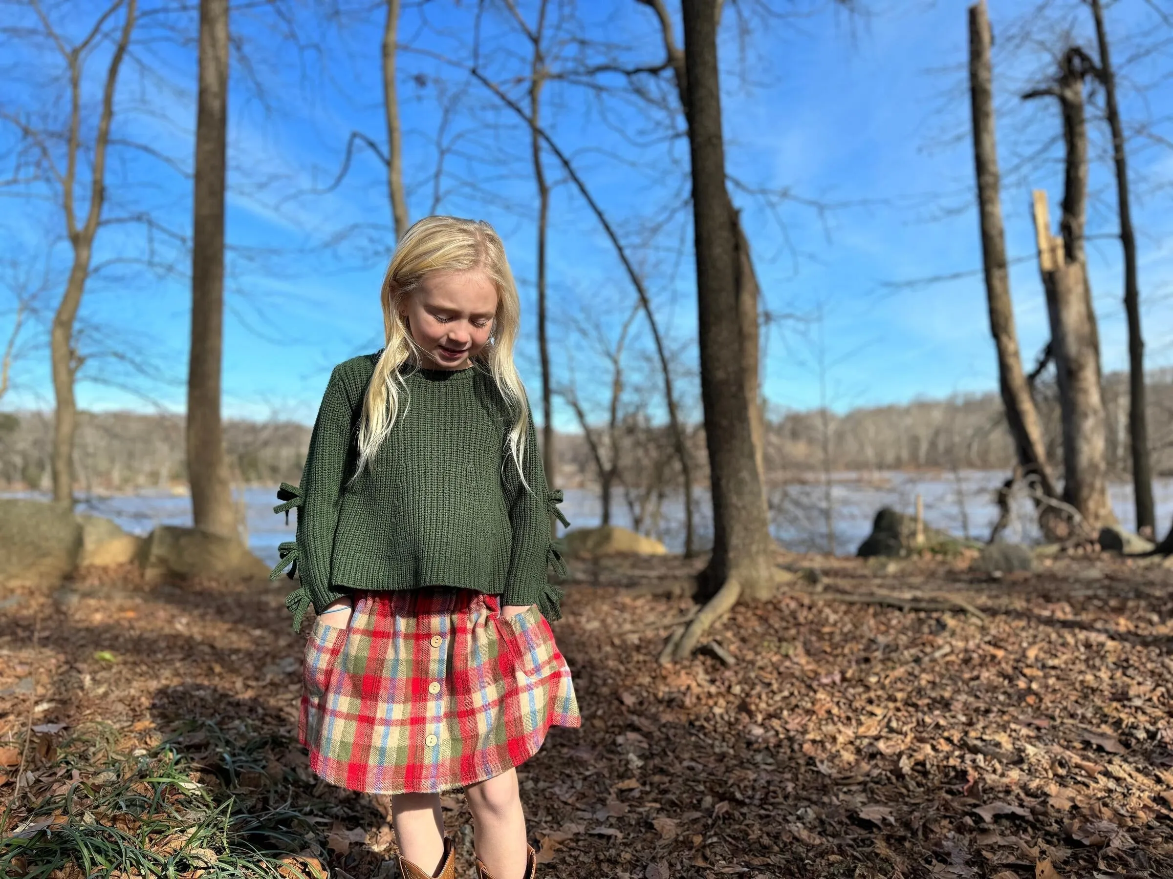 Vignette Jaycee Skirt | Autumn Plaid