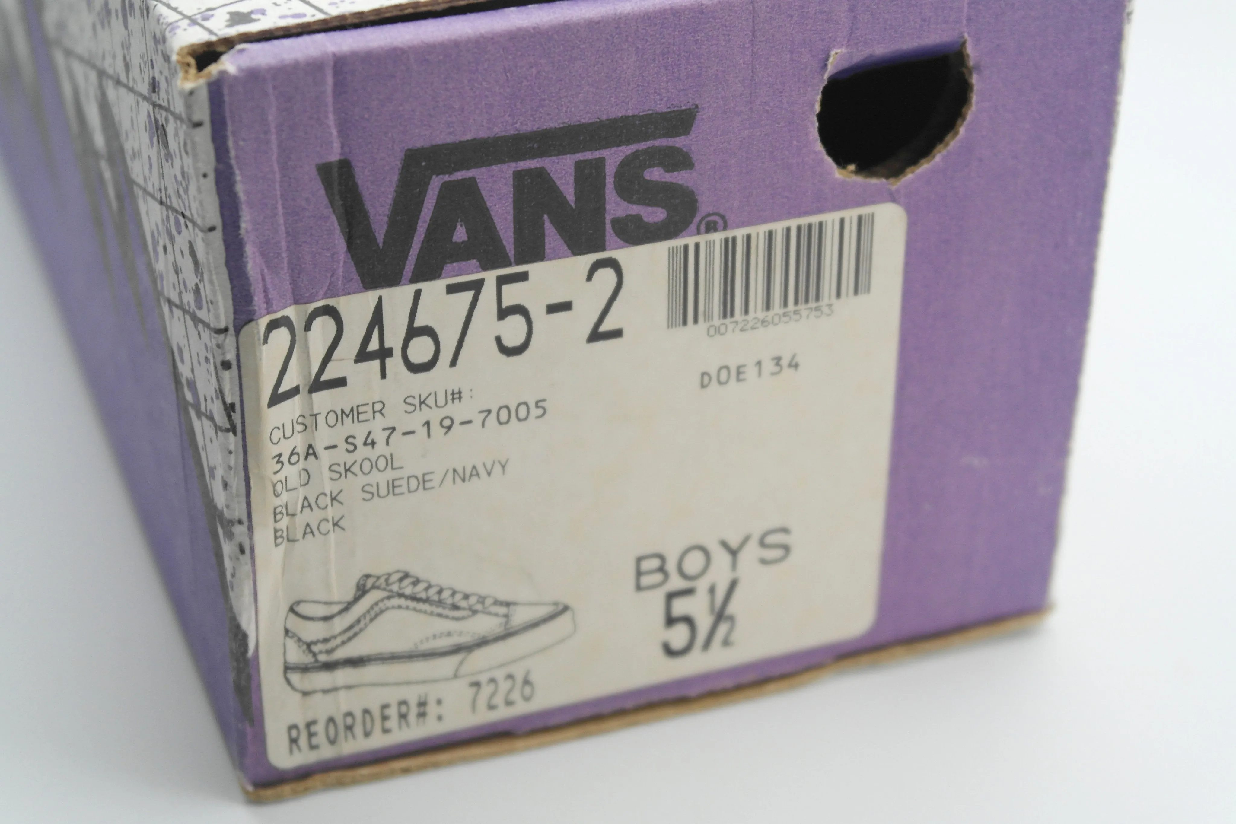 vintage vans style #36 ~ US5.5