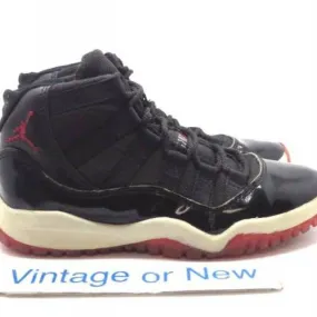 VTG OG Nike Air Jordan XI 11 Bred PS 1996 sz 3Y