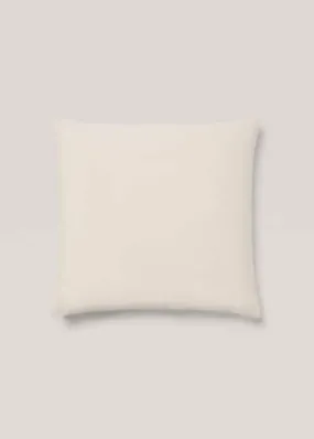 Washed cotton pillowcase 60x60cm sand - Home - 60x60cm - MANGO HOME