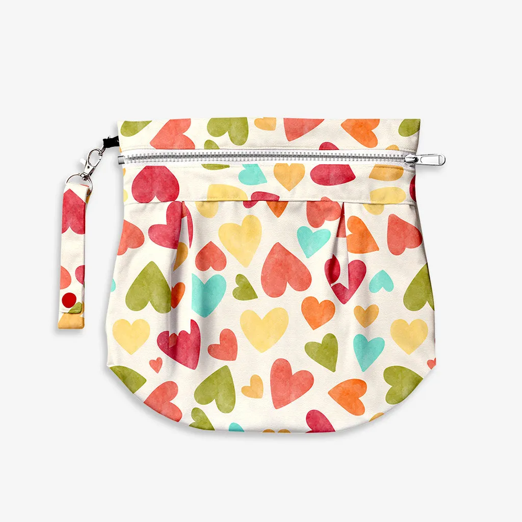 Waterproof Travel Bag - Pack of 2 - Baby Hearts & Colour Pop